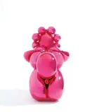 Dom Pérignon Balloon Venus (Magenta) by Jeff Koons, 2013, polyurethane resin, in 2 parts, sold Nov 2015