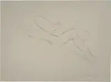 Mel Ramos, Miss Great American Hotdog (Project for Playboy Magazine), 1972, graphite on paper