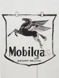 Mobilgas by Andy Warhol, 1985, synthetic polymer paint on HMP paper, sold Nov 2015