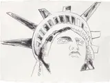 Statue of Liberty by Andy Warhol, 1986, acrylic on HMP paper, sold Nov 2015