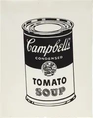 Soup Can by Andy Warhol, ca. 1978, silkscreen ink on paper, offered Nov 2015