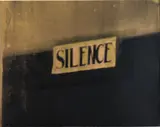Christian Marclay, Silence, 2006, silkscreen ink on paper