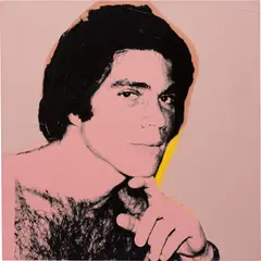 Mark Liebowitz by Andy Warhol, 1977, silkscreen ink on canvas, sold Nov 2015