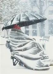 Sławomir Elsner, Old Street 6, 2007, oil on canvas