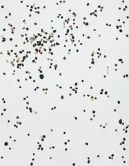 Kassel by Adam McEwen, 2006, acrylic and chewing gum on canvas, offered Nov 2015