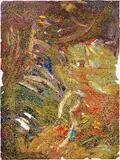 Dan Rees, Gravel Master, 2014, oil and pebble dash on canvas