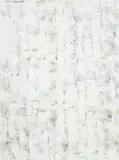Chris Succo, *SANDCAMO (NYP)*, 2014, oil and lacquer on canvas, artist's wood frame