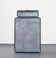 Kaz Oshiro, Fender Showman Amp with Cabinet #1 (Screaming Hand), 2002, acrylic and bondo stretched over wood, in 2 parts