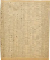 Untitled by Gabriel Orozco, 1992, cut phone book pages and tape mounted on paper, offered Nov 2015