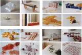 Rivane Neuenschwander, Canteiros / Conversations and Constructions, 2006, C-print, laminated and mounted on aluminum, in 16 parts