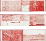 Gego, Líneas, 1966, 18 pages with 13 lithographs on Japanese paper bound in hardcover book