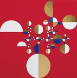 Samurai Tree 4T by Gabriel Orozco, 2006, egg tempera on red cedar panels with gold leaf, sold Nov 2015