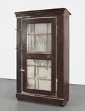 Doris Salcedo, Untitled, 1992, wood, cement, wire mesh and steel