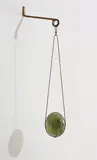 Rosângela Rennó, Imagus Dei #2, 1994, Orthochromatic film print, polyester resin, Plexiglas, cotton cloth and brass