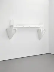 A Ponte Impossível by Sandra Cinto, 1998, automotive paint on wood and MDF, in three parts, offered Nov 2015