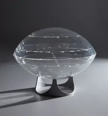 Gregorio Vardánega, Spirales désintégrées dans l'espace, circa 1962-1963, Plexiglas with plastic base