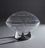 Gregorio Vardánega, Spirales désintégrées dans l'espace, circa 1962-1963, Plexiglas with plastic base