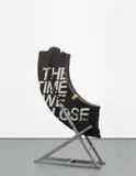 Iván Argote, «Excerpt: The Time We Loose», 2015, concrete, polyurethane, steel, zinc gold leaf, oil based painting, varnish