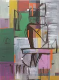 Jaime Castellanos, Composición AC, 2013, acrylic and vinyl on canvas