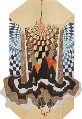 Space Between by Erica Ferrari, 2010, Formica and wax on wood, offered Nov 2015