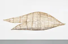 Mi jaula by Kcho, 1991, tree branches, cane thread and mud, offered Nov 2015