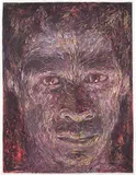 Arnaldo Roche-Rabell, Self Portrait #1, 1985, oil stick on paper
