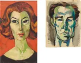 Oswaldo Guayasamín, Two Works: i) Magdalena Scherbina ii) Sascha Scherbina