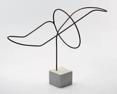 Formas dinámicas by Enio Iommi, 1948, welded iron and marble base, offered Nov 2015