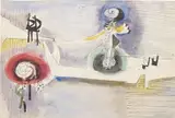 Untitled by Mariano Rodríguez, 1955, watercolor and ink on heavy paper, offered Nov 2015