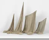 Thiago Rocha Pitta, Untitled, 2012, cement on canvas with metal support