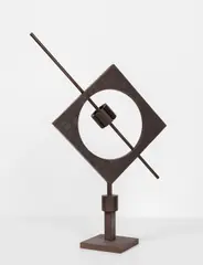 Ettore Colla, Meridiana Quadrata, 1968, iron