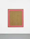 Salvatore Emblema, Untitled/Fascia, 1967-74, tinted soil on burlap