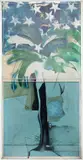 Mario Schifano, Untitled, 1967, spray enamel, graphite and collage on canvas, perspex