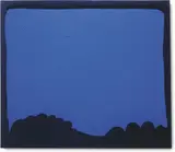 Lucio Fontana, Concetto spaziale, Teatrino, 1966, waterpaint on canvas, lacquered wood
