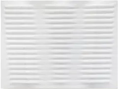 Agostino Bonalumi, Bianco, 1979, vinyl tempera on shaped canvas