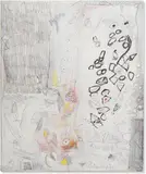 Gastone Novelli, 9 Colori, 1968, mixed media on canvas