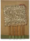Jack Clemente, Untitled, 1971, braided rope, wood on canvas