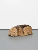 Untitled by Maurizio Cattelan, 1998, taxidermied dog, offered May 2015