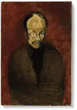 Lorenzo Viani, Il Filosofo Brissimisakis, 1917, oil on board
