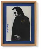 Emilio Prini, Foto con Intervento (Autoritratto), 1968, ink, chromogenic print