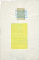 Ellen Gallagher, Untitled, 1997, Monoprint in colors, comprised of watercolor and ink, on misu paper, the full sheet,