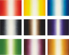 Shadow by Anish Kapoor, 2007, The complete set of nine etchings in colors, on Somerset paper, the full sheets, with colophon page,, offered Apr 2015
