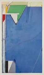 Richard Diebenkorn, High Green, Version II, 1992, Aquatint and etching in colors, on Somerset paper, with full margins,