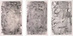 Christopher Wool, Three Women (Medium I, II, III), 2005, The complete set of three screenprints in colors, on Saunders Watercolor paper, with full margins,