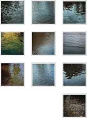 Water by Jan Dibbets, 2001, The complete set of ten photographs in colors, on Ilfo Color de Luxe 2000 paper, with full margins, with accompanying co, sold Apr 2015
