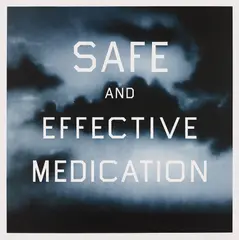 Safe and Effective Medication by Ed Ruscha, 2001, Photolithograph in colors, on wove paper, with full margins,, sold Apr 2015
