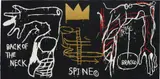 Back of the Neck by Jean-Michel Basquiat, 1983, Screenprint in colors with hand-coloring, on Stonehenge heavyweight paper, the full sheet,, sold Apr 2015