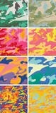 Andy Warhol, Camouflage, 1987, The complete set of eight screenprints in colours (some fluorescent), on Lenox Museum Board, the full sheets,