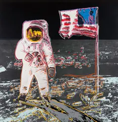 Andy Warhol, Moonwalk, 1987, Unique screenprint in colors, on Lenox Museum Board, the full sheet,