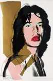 Andy Warhol, Mick Jagger, 1975, Screenprint in colors, on Arches Aquarelle paper, the full sheet,